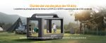 Station d’énergie solaire 400 W 256 Wh avec sortie CA