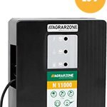 Électrificateur de clôture 230 V 10 200 V énergie 11 J affichage LED technologie impulsion longueur clôture jusqu’à 80 km