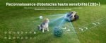 Robot tondeuse sans fil périphérique 700 m² triple caméra