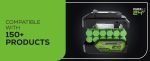 Tronçonneuse à batterie 48 V avec guide-chaîne 35 cm 2 batteries 4 Ah et chargeur double