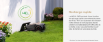 Robot tondeuse sans fil 1000 m² avec cartographie LiDAR 3D
