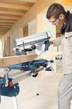 Scie à table et à onglets 1800 W lame 305 mm laser intégré coupe 95 mm hauteur 51 mm