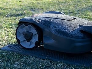 Robot tondeuse 400 m² avec kit d’installation, Wi-Fi et Bluetooth