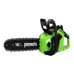 Tronçonneuse à batterie 35 cm 40 V moteur sans balais vitesse chaîne 12 m/s graissage automatique 2 batteries 2Ah chargeur
