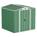 Abri de jardin en métal 9,16 m2 portes coulissantes ventilation