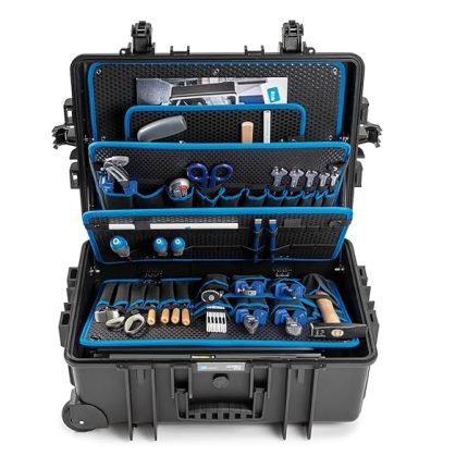 Valise d’outillage 53,5 x 36 x 19,5 cm capacité 43 charge 50 kg