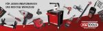 Servante d’atelier 7 tiroirs avec 215 outils acier allié verrouillage central roues Ø125 mm