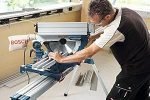 Scie à table et à onglets 1800 W lame 305 mm laser intégré coupe 95 mm hauteur 51 mm