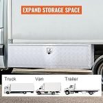 Boîte à outils camion aluminium 152,4 x 61 x 61 cm avec serrure