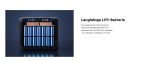 Station électrique portable 2048 Wh 2400 W LiFePO4 avec 13 sorties