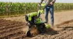 Motoculteur thermique 212 cm3 7 CV largeur 105 à 120 cm