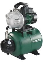 Station de pompage domestique inox 1300 W 6000 l/h 55 m réservoir 24 l