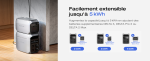 Station électrique portable 1024 Wh 1800 W batterie LiFePO4