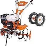 Motobineuse rotofraise arrière 480 mm moteur 4 temps 212 cm³ 7 CV 1 avant 1 arrière profondeur 150 mm réservoir 3,6 L