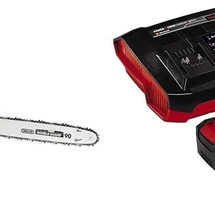Tronçonneuse sans fil 36 V avec 2 batteries et chargeur double