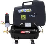 KS TOOLS, 165.0805, Compresseur sur Cuve 200 L 10 bar 3 CV 220 V Mono, Moteur Electrique avec Protection Thermique, Pressostat avec Manomètre, Niveau sonore: 96 dbA, 2 Sorties d'air Régulées 1/4