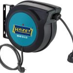 Enrouleur de câble mural 20 m avec câble de raccordement 1,5 m et disjoncteur