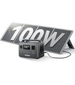Station d’énergie solaire 400 W 256 Wh avec sortie CA