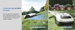 Robot tondeuse 800 m² RTK vision lidar largeur de coupe 22 cm