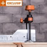 Scie à onglet coulissante multi-matériaux 255 mm 2000 W biseau 0–45° onglet 50–50°