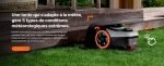 Robot tondeuse 500 m² sans fil périphérique AWD avec garage et cartographie automatique