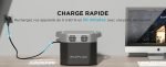 Station électrique portable 1024 Wh 1800 W batterie LFP