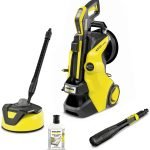 Kärcher 1.324-670.0 Nettoyeur Haute Pression K 5 Premium Smart Control: Lien innovant à Une App Via Le Bluetooth pour Les tâches de Nettoyage Multiples – INCL. Enrouleur de Tuyau Jaune/Noir