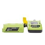 Motoculteur électrique sans fil 40 V 27,9 cm avec batterie et chargeur