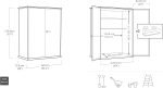 Armoire extérieure 1400 L verrouillable imperméable traitée anti UV