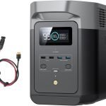 EcoFlow DELTA 2 Station électrique portable avec capacité évolutive de 1-3 kWh, batterie LFP, charge rapide, générateur solaire pour alimentation de secours domestique, balcon, camping et camping-cars