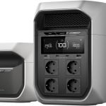 Station électrique Portable EF EcoFlow Delta 3 Max Plus 2048 Wh, capacité jusqu'à 10 kWh, LiFePO4, Sortie CA 3000 W, Charge 0 à 80% en 47 Min, ASI 10 ms, générateur Solaire pour Maison, Camping, RV
