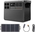 Station électrique portable 2048 Wh 3000 W avec recharge 45 min – Power 2000+120W panneau solaire