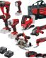 Pack 2 outils sans fil bois avec batteries chargeur et rail