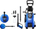 Nettoyeur haute pression 145 bar 2100 W avec tuyau 9 m et accessoires – E145.4 + Mid Patio + Brosse