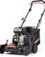 FUXTEC Scarificateur Aérateur Thermique 3en1 FX-BV240 Moteur 4 temps 4,1kW rouleau 18 lames et 24 griffes à ressort Poignée de transport et bac de ramassage de 45L