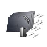 Batterie solaire 1,92 kWh avec 4 MPPT et sortie 2300 W – 2080W+Ultra+400W2+Support-Jardin