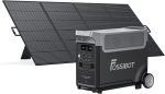 FOSSiBOT F3600 Pro Station électrique portable, Capacité 3840Wh, Batterie LFP 6500+ cycles, recharge rapide, puissance de sortie 3600 W, générateur solaire silencieux, pour la maison/camping/voyages
