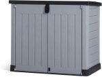 KETER Abri Horizontal Range Poubelle SIO Pro – 1200 litres – Beige