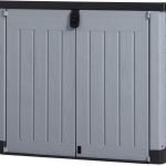 KETER Abri Horizontal Range Poubelle SIO Pro – 1200 litres – Beige