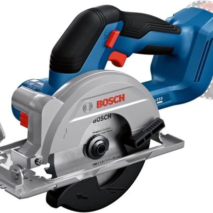 Bosch Professional 18V System Scie circulaire Sans-Fil GKS 18V-51 moteur sans charbon, 2 batteries 18V GBA 4.0Ah, chargeur GAL 18V-20, 1 lame de scie 140 mm, butée longitudinale