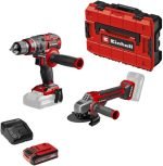 Pack 2 outils sans fil bois avec batteries chargeur et rail