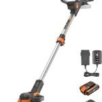 WORX Nitro Débroussailleuse sans Fil 40V WG186E.1, Lame de 25 cm, Fil de Coupe 38cm, Capot de Protection, Poignée Amovible, Tête Interchangeable, livrée avec 2 Batteries 4Ah et Chargeur Double