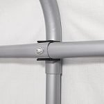 Tente garage 2,4×3,6 m bâche PE 450 N armature acier étanche protection UV vert
