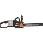 Tronçonneuse sans fil 40 V guide 40 cm vitesse 18 m/s sans batterie ni chargeur