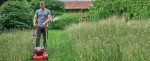 Tondeuse sans fil 36 V 48 cm mulching jusqu’à 1000 m²