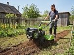 Motoculteur thermique 7 CV 212 cm³ 2 vitesses avant 1 arrière largeur 620 mm