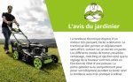 Tondeuse thermique 53 cm autotractée avec bac 65 L