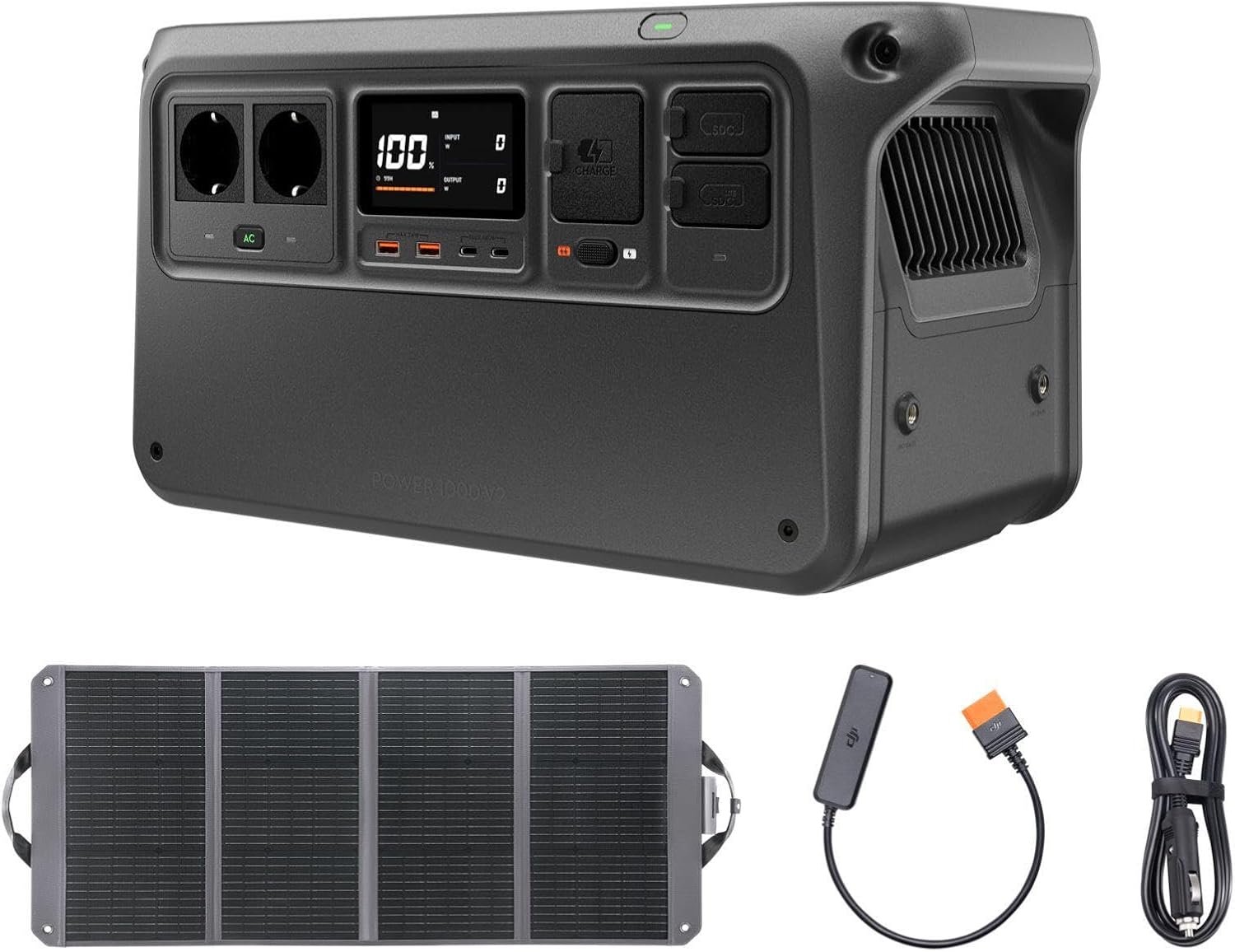 Tragbare Elektrostation 2048 Wh 3000 W mit 45-minütiger Aufladung