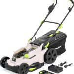 Murray Tondeuse à Gazon sans Fil 2x20V Li-ION avec Moteur à Induction 2900 TR/Min MU-BAT-LM37-KIT – Largeur de Coupe 37cm, Bac de Ramassage 35L, 6 Niveaux de Hauteur – Mulching, Arrière, Bac