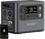 Station d’énergie solaire 400 W 256 Wh avec sortie CA – P210-Noir